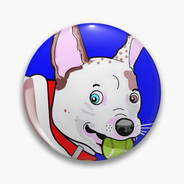 Item preview, CARTOON STAFFORDSHIRE BULL TERRIER PUPPY ROYALBLUE designed and sold by Marni Scofidio Desi9ns.