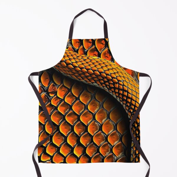 Item preview, Snakeskin Orange Snake Serpent Animal Print Viper Fashion designed and sold by couture-rapture.