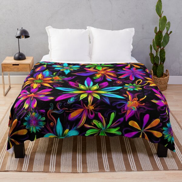 Item preview, Neon Floral Design designed and sold by GPrint001.