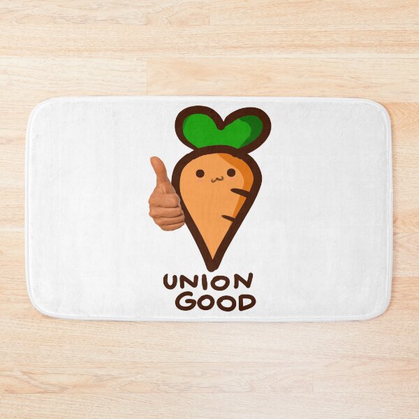 Item preview, Carrot Supports Union designed and sold by akariaikawa.