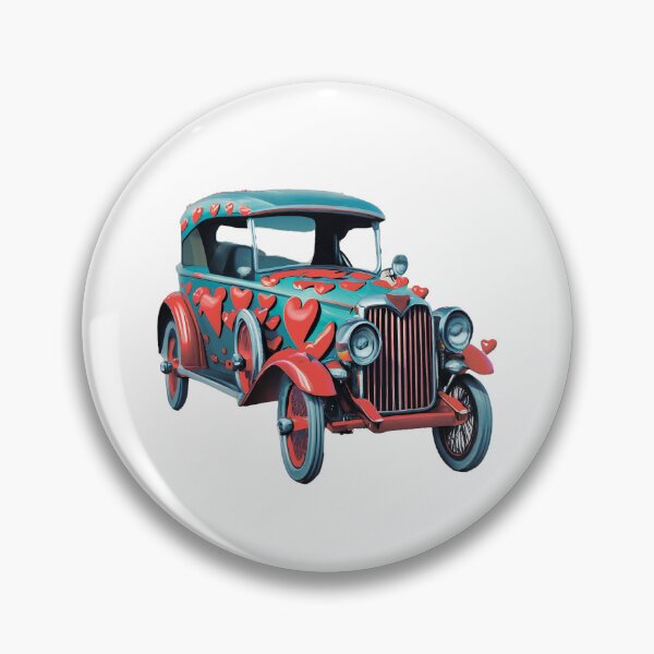 Item preview, Retro car. Hearts designed and sold by MagelliShop.