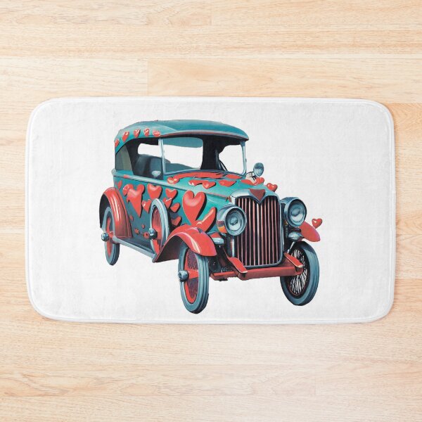 Item preview, Retro car. Hearts designed and sold by MagelliShop.