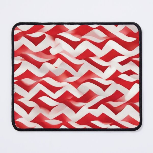 Item preview,  Chevron - Red Wave Chevron Pattern ; Pattern  Herringbone designed and sold by PatternInArt.