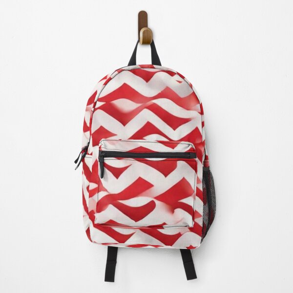 Item preview,  Chevron - Red Wave Chevron Pattern ; Pattern  Herringbone designed and sold by PatternInArt.