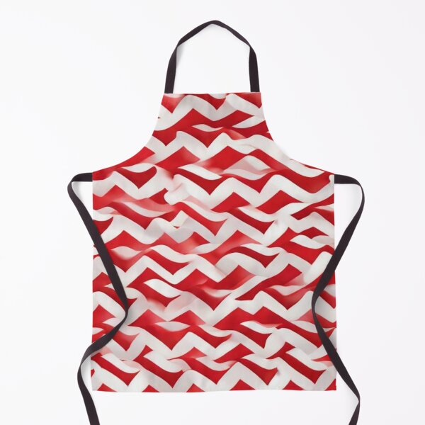 Item preview,  Chevron - Red Wave Chevron Pattern ; Pattern  Herringbone designed and sold by PatternInArt.