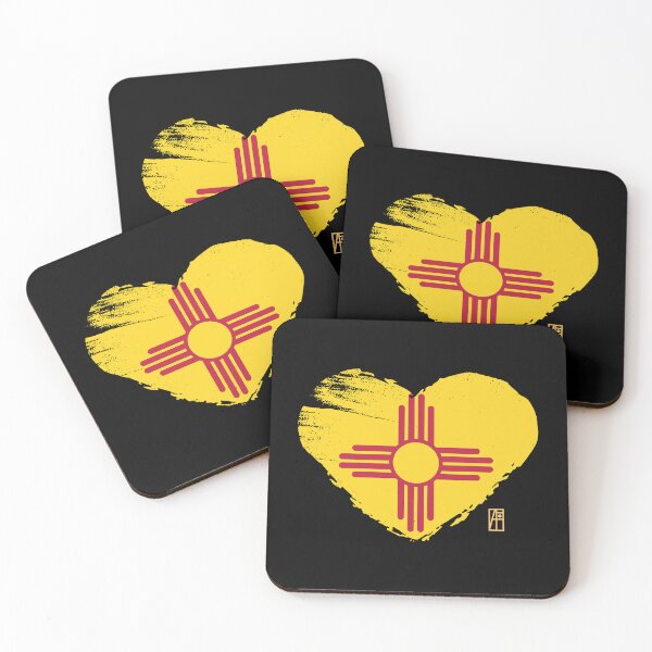 Item preview, U.S. State - I Love New Mexico - New Mexico Flag designed and sold by ArtProjectShop.
