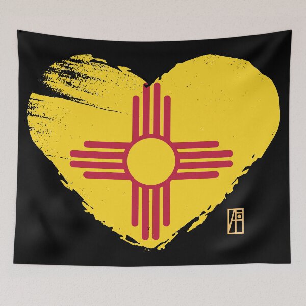 Item preview, U.S. State - I Love New Mexico - New Mexico Flag designed and sold by ArtProjectShop.