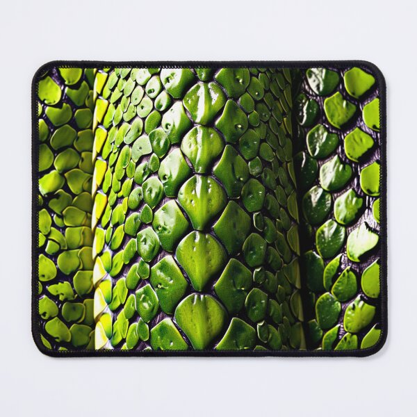 Item preview, Snakeskin Green Snake Serpent Animal Print Viper Fashion designed and sold by couture-rapture.