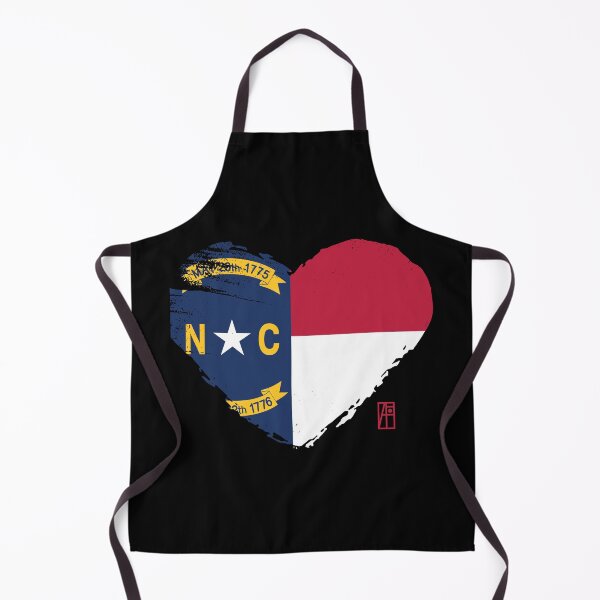 Item preview, U.S. State - I Love North Carolina - North Carolina Flag designed and sold by ArtProjectShop.