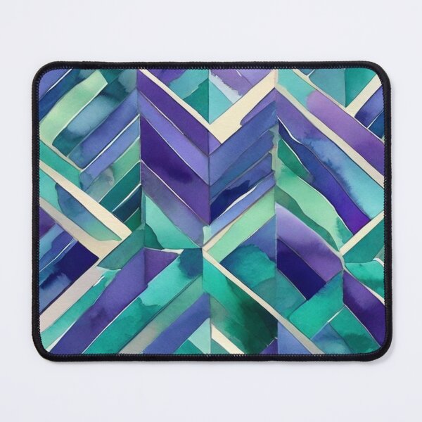 Item preview, Chevron - Sky Blue and Navy Blue Chevron ; Pattern Herringbone designed and sold by PatternInArt.