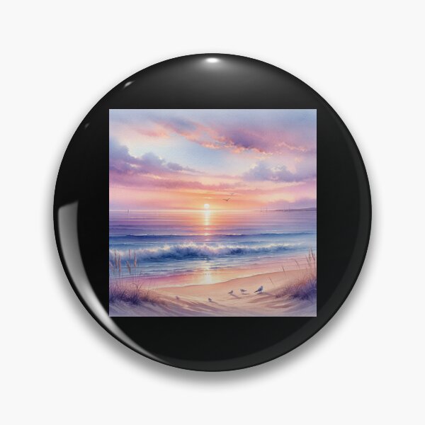 Item preview, Sunset Serenity on the Shore designed and sold by BestArtByArvind.