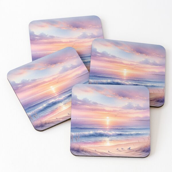 Item preview, Sunset Serenity on the Shore designed and sold by BestArtByArvind.