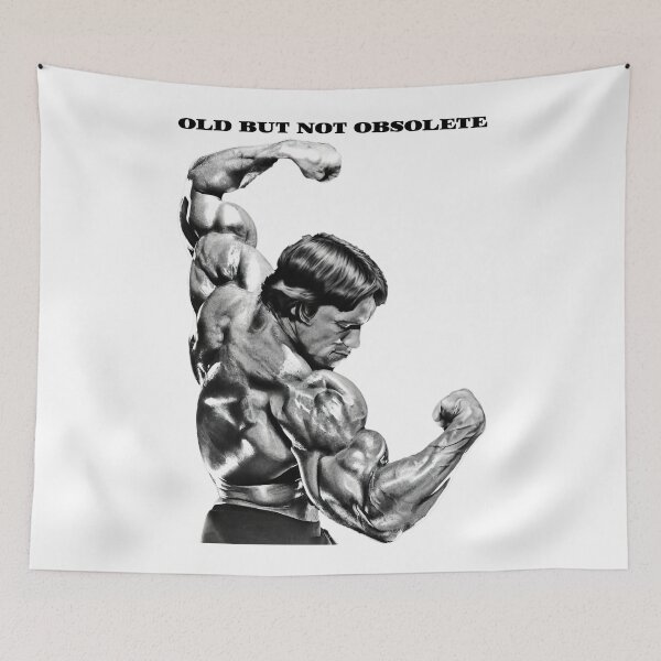 Item preview, Arnold schwarzenegger, Old But Not Obsolete Arnold. schwarzenegger Fan art designed and sold by HuzaifaNaveedh.