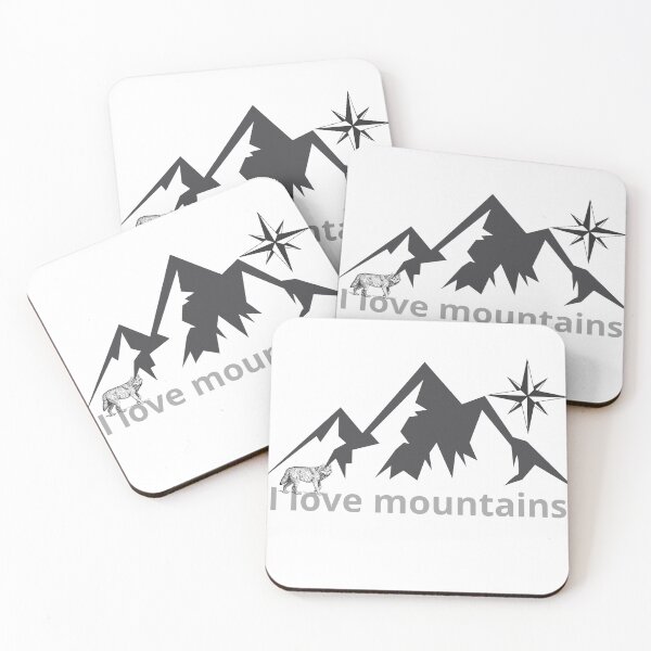 Item preview, I love mountains designed and sold by daniio2.