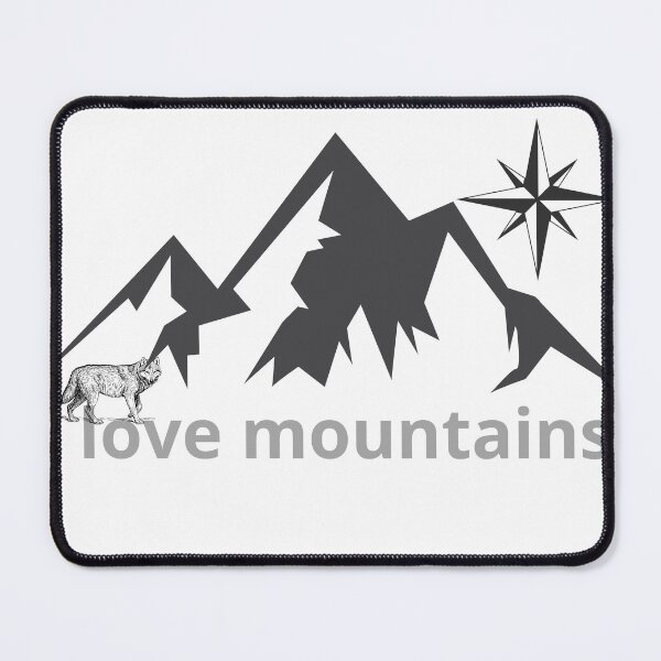 Item preview, I love mountains designed and sold by daniio2.