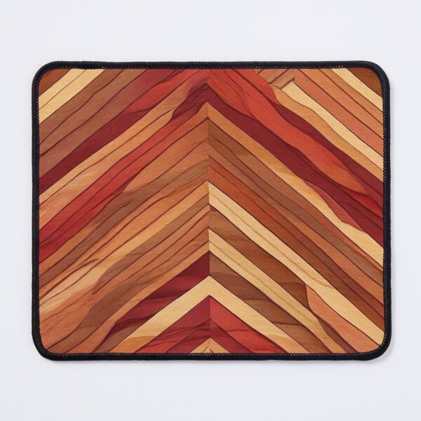 Item preview, Chevron - Brown Wooden Chevron ; Pattern  Herringbone designed and sold by PatternInArt.
