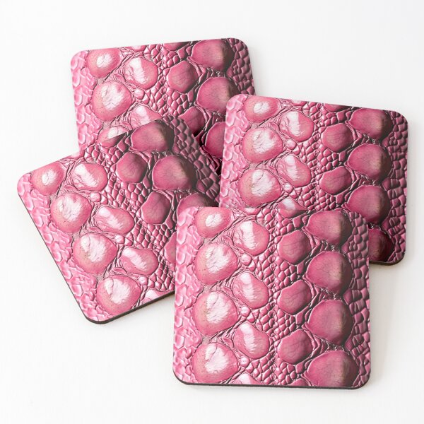 Item preview, Snakeskin Pink Snake Serpent Animal Print Viper Fashion designed and sold by couture-rapture.