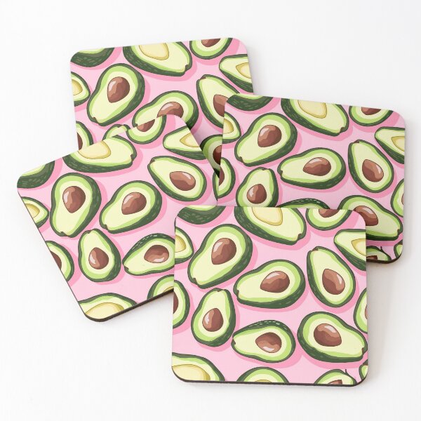 Artikelvorschau, Acocado Muster - Seamless Pattern Cute Design Vegan, Vegetarian entworfen und verkauft von SketchyPedals.