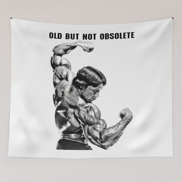 Item preview, Arnold schwarzenegger, Old But Not Obsolete Arnold. schwarzenegger Fan art designed and sold by HuzaifaNaveedh.