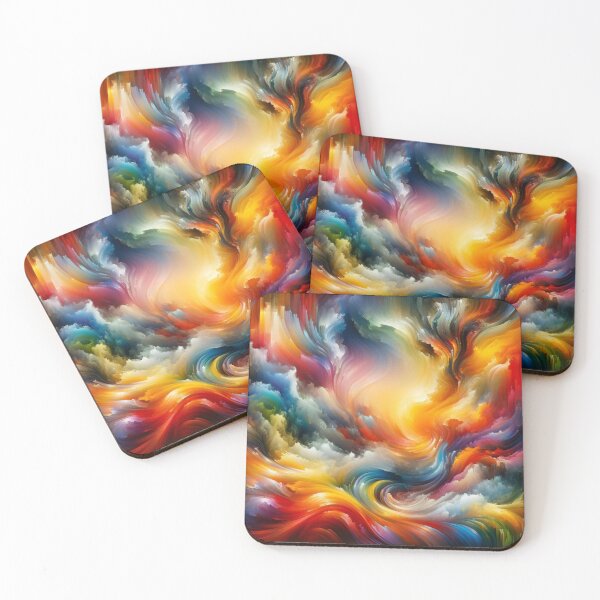 Item preview, Harmony of Contrasts A Vivid Abstract Blend designed and sold by BestArtByArvind.