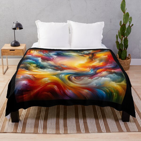 Item preview, Harmony of Contrasts A Vivid Abstract Blend designed and sold by BestArtByArvind.