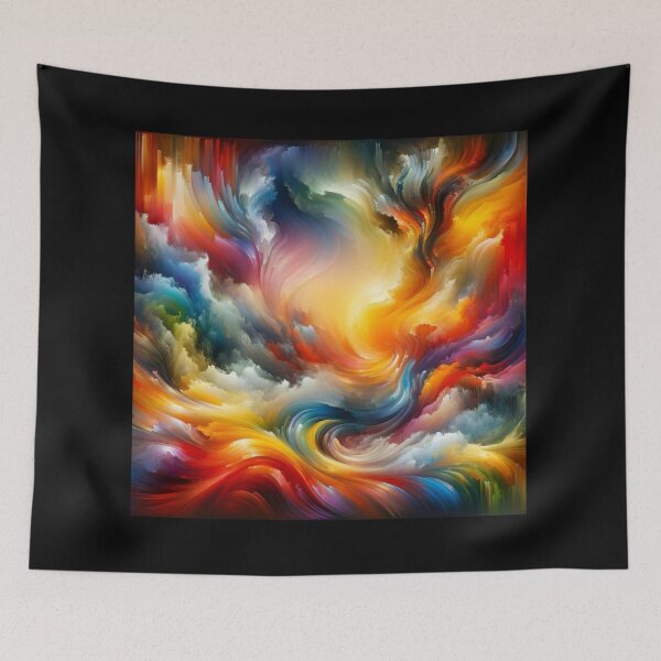 Item preview, Harmony of Contrasts A Vivid Abstract Blend designed and sold by BestArtByArvind.