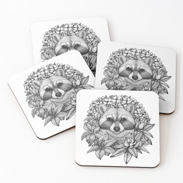 Item preview, Raccoon & Virginia Plants designed and sold by Britt Sorensen.