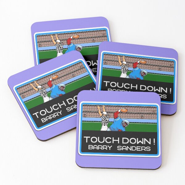 Item preview, Touchdown Barry Sanders Tecmo Bowl designed and sold by barefootmk.