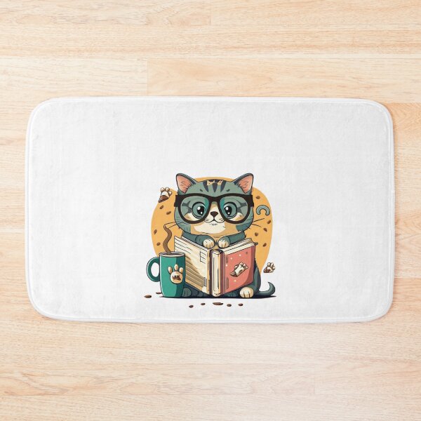 Item preview, Cat With Book Cute Cat Reading Book Funny Gifts For Cat Lovers Funny Gifts For Book Lovers Book Girly designed and sold by MatthewViews.
