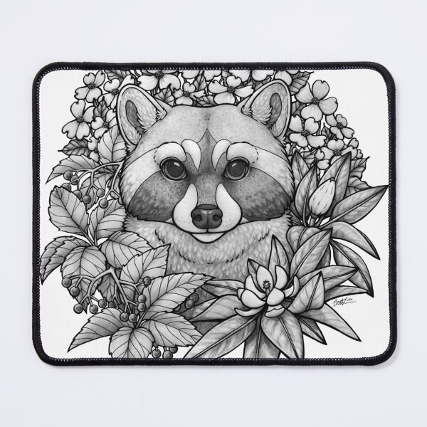 Item preview, Raccoon & Virginia Plants designed and sold by Britt Sorensen.