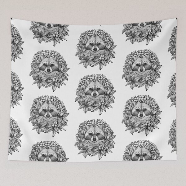 Item preview, Raccoon & Virginia Plants designed and sold by Britt Sorensen.