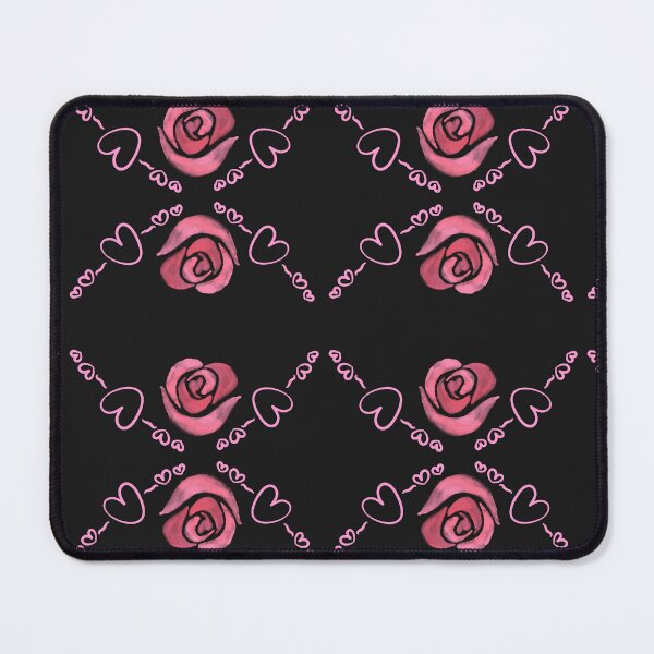 Item preview, Valentines rose pattern with harts. designed and sold by Swingfroglet.
