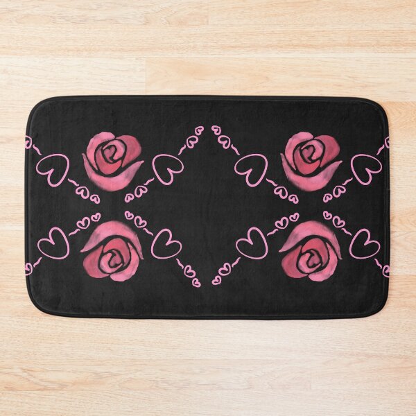 Item preview, Valentines rose pattern with harts. designed and sold by Swingfroglet.