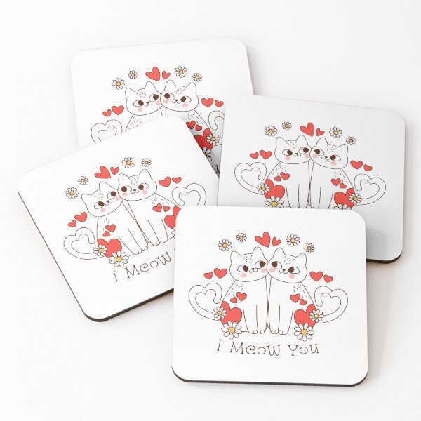 Item preview, Funny I meow you valentine designed and sold by maypp.