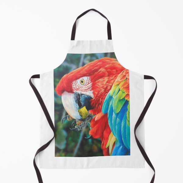 Item preview, Realistic Green Winged Macaw Acrylic Wildlife Painting by Alvaro Miranda  designed and sold by Alvaro-Miranda.