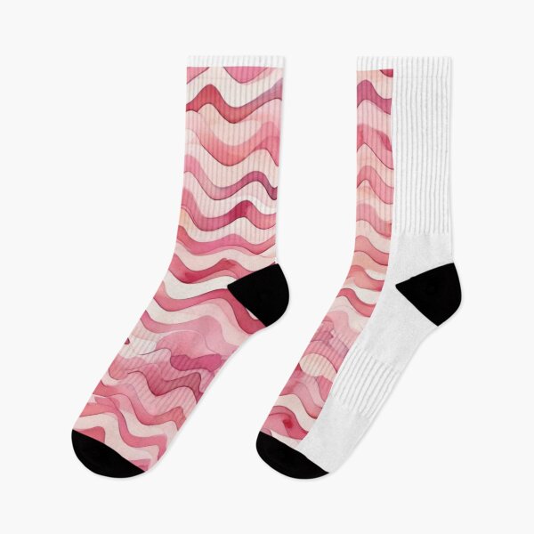 Item preview, Chevron - Pink Wave Chevron; Pattern  Herringbone designed and sold by PatternInArt.