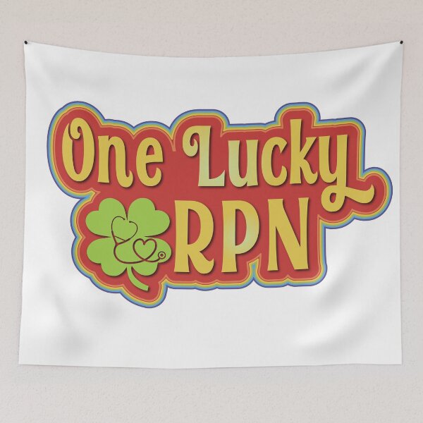 Item preview, One  Lucky RPN - St Patrick's Day Registered Practical Nurses designed and sold by TaraGbear.