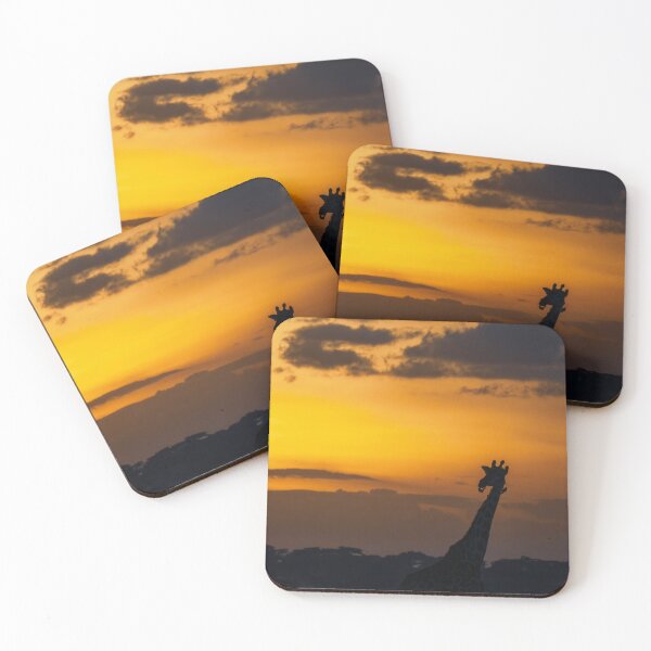 Item preview, Giraffe at Sunset Tanzania Africa designed and sold by PhotoArt by Joan Carroll.