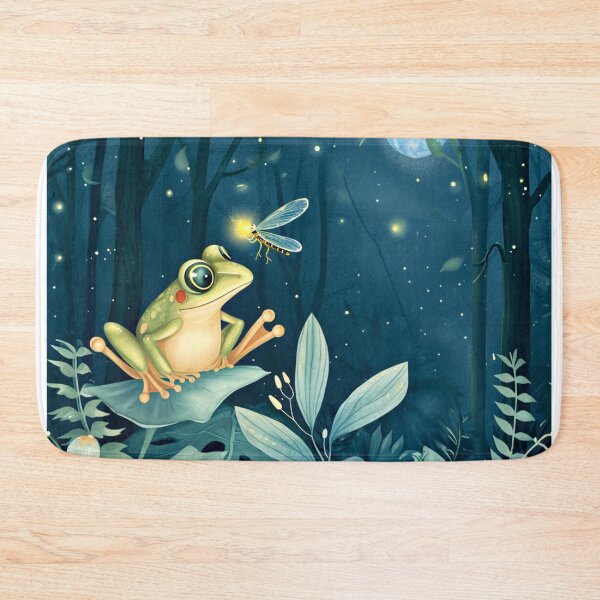 Item preview, Firefly Steed Soars Moonlit Wood Frog Dreams designed and sold by couture-rapture.