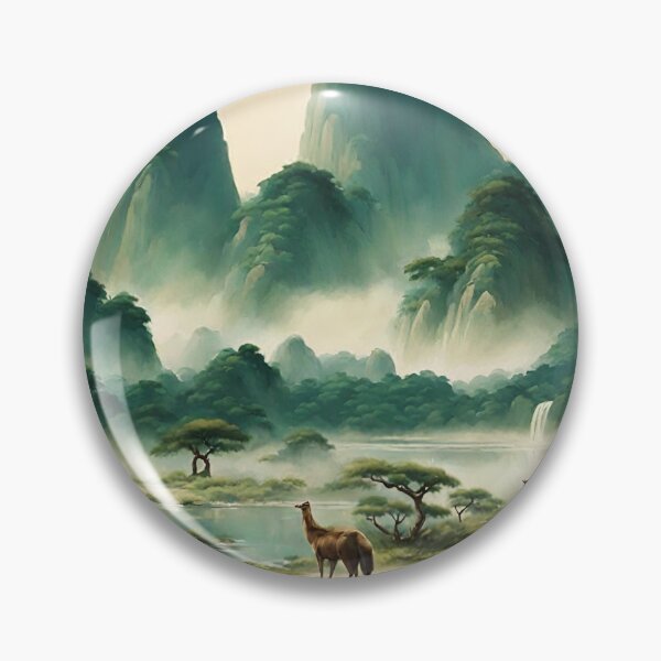 Item preview, National Park (chinese hidden valley) designed and sold by BoxcarDesigns.