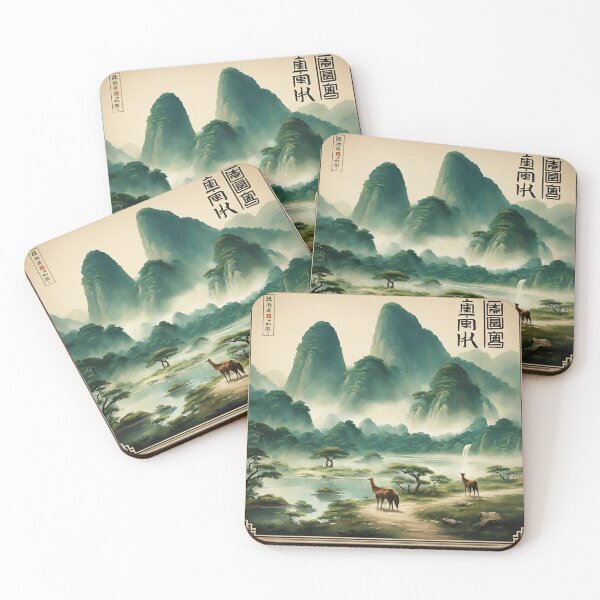 Item preview, National Park (chinese hidden valley) designed and sold by BoxcarDesigns.