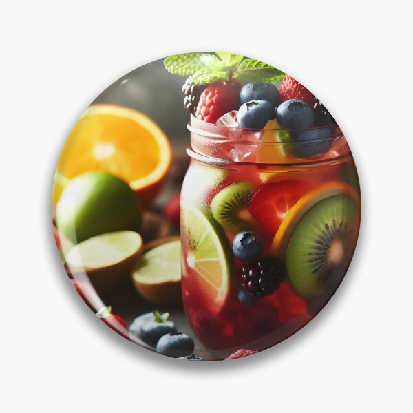 Item preview, Mixed fruits with berries and orange and kiwi designed and sold by neonbubblez3.