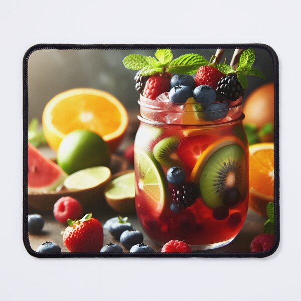 Item preview, Mixed fruits with berries and orange and kiwi designed and sold by neonbubblez3.
