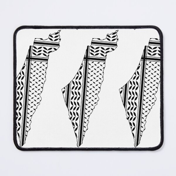 Item preview, Palestine Map With Keffiyeh Pattern Design symbol of Resistance and Freedom designed and sold by BluedarkArt.
