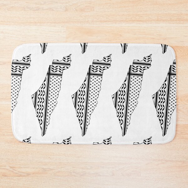 Item preview, Palestine Map With Keffiyeh Pattern Design symbol of Resistance and Freedom designed and sold by BluedarkArt.
