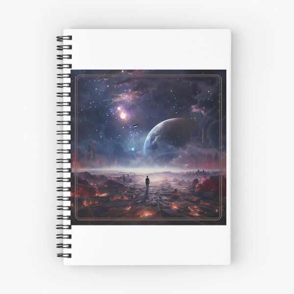 Item preview, Landing in a new galaxy designed and sold by Stickermagician.