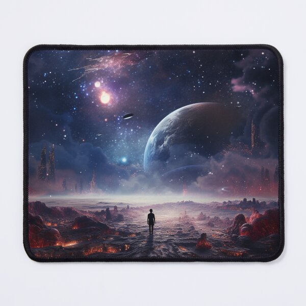 Item preview, Landing in a new galaxy designed and sold by Stickermagician.