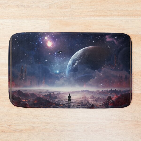 Item preview, Landing in a new galaxy designed and sold by Stickermagician.