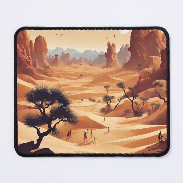 Artikelvorschau, Nationalpark (chinesische Wüste) entworfen und verkauft von BoxcarDesigns.