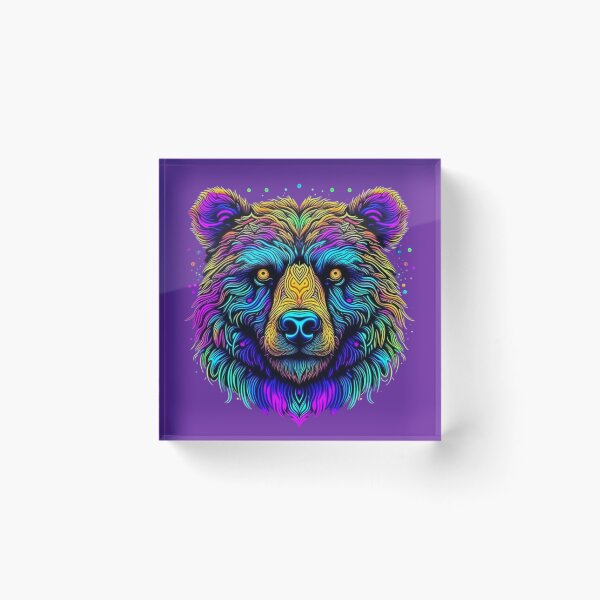 Item preview, Psychedelic Bear designed and sold by DadDrivenDesign.